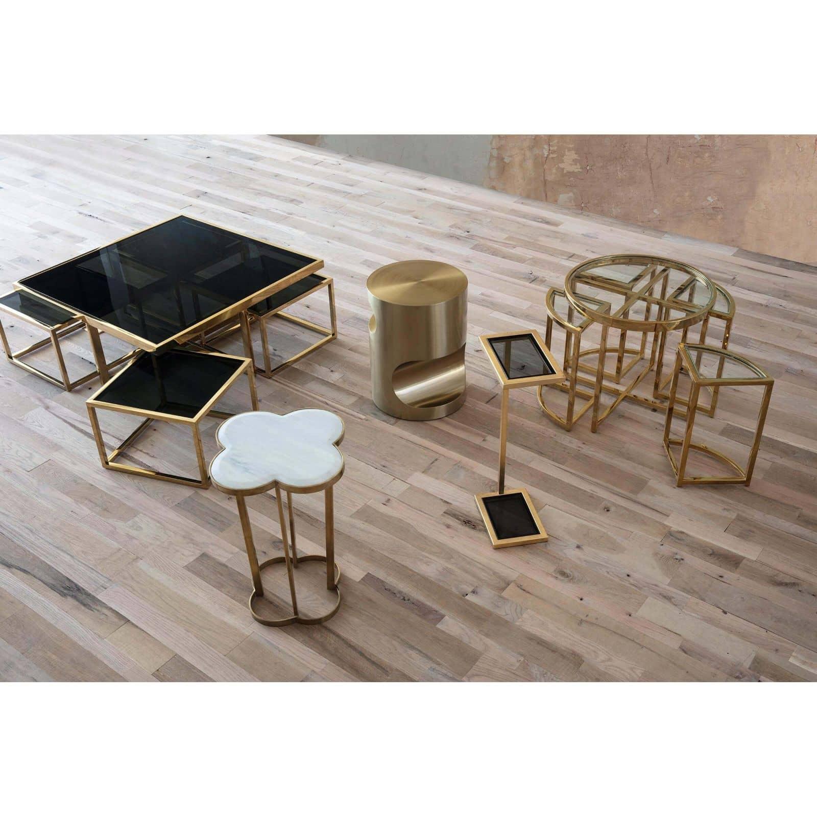 Clover Table (Natural Brass) | Regina Andrew Detroit